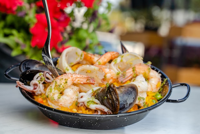 Low fat Paella – this week’s recipe